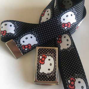 NEW! Hello Kitty "Polka Dot" Web Belt by Buckle Down - Girls OR Women